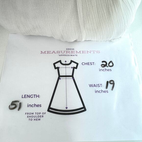 Free People Womens Daisy Fields Maxi Dress Size XS Boho Embroidered Floral White - Picture 11 of 11